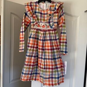 Bonnie Jean Multicolor Plaid Dress